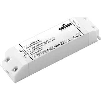 Příslušenství pro LED osvětlení Mantra 7371 napaječ pro LED pásky 30W, 230VAC/24VDC , IP20