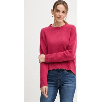 Dámský svetr Svetr s příměsí vlny United Colors of Benetton 1244D10BC růžová 42A, vel. XL