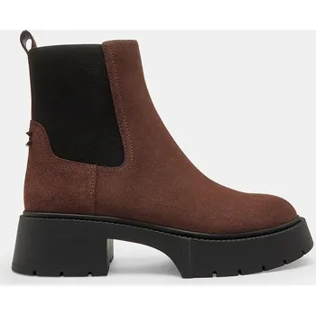 Dámské kozačky Nízké kozačky Coach Leah Platform dámské, hnědá barva, na podpatku, CCH89 CCH89.MPL 89X, EUR 38