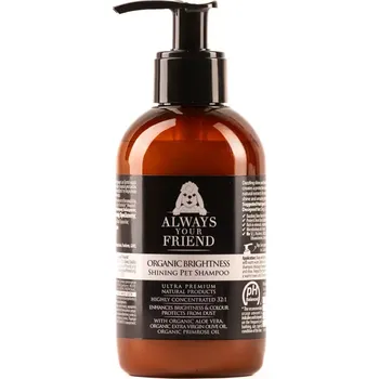 Šampon ORGANIC BRIGHTNESS SHAMPOO – přírodní šampon pro zvýraznění barvy srsti Always Your Friend