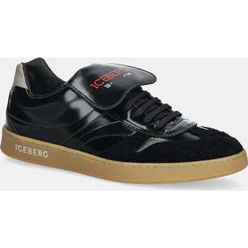 Pánská obuv Kožené tenisky Iceberg California IU180901 černá 99X, EUR 43