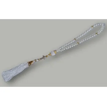 Růženec Luxusní perlový růženec s křížkem – 31 cm