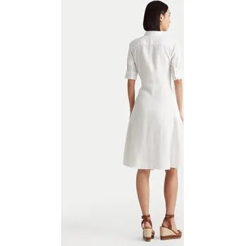 Dámské šaty Lauren Ralph Lauren Košilové šaty 200831364001 Bílá Regular Fit 6