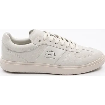 Pánská obuv Kožené tenisky Karl Lagerfeld ATLAS KL51837.5T1 béžová 01X, EUR 43