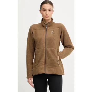 Dámská mikina Sportovní mikina Haglöfs Mossa Pile 606538 hnědá 82A, vel. XS