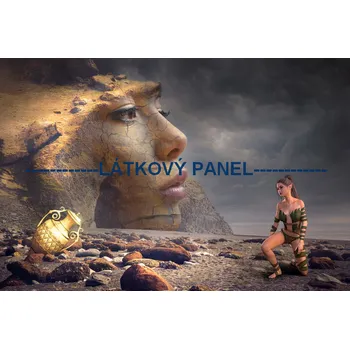 Látkový panel - Fantasy - FA - 06 Velikost: 10x7cm, Materiál: Úplet