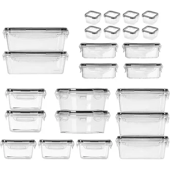 Dóza na potraviny 24 dílná sada plastových dóz na uchovávání čerstvosti potravin