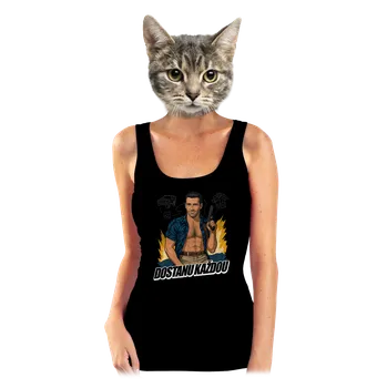 Bastard B19: Nick Slaughter z Vražedného pobřeží dámské tílko klasické Black