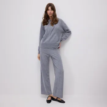 Dámské kalhoty Reserved - Vlněné kalhoty - světle šedá - RT460-09X - RT460-09X-S