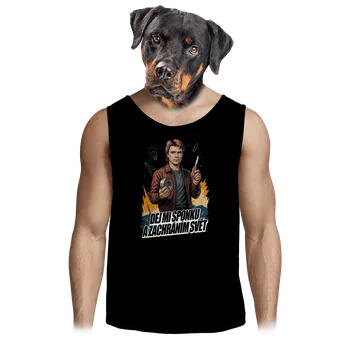 Pánské tílko Bastard B19: MacGyver pánské tílko Black