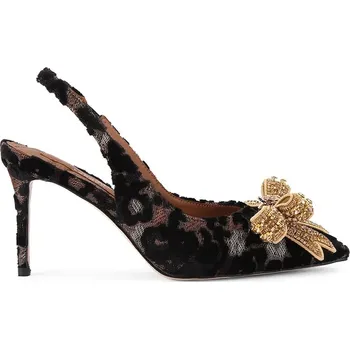 Dámské lodičky Lodičky Kurt Geiger London Belgravia Bow High Sling 4984935689 hnědá 89X, EUR 36