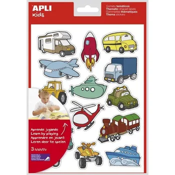 samolepka APLI Samolepky DOPRAVA - 3 listy