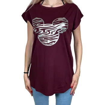 Dámské oblečení Emola Dámské tričko s krátkým rukávem RUT Barva: Hnědá, Velikost: L