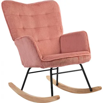 Křeslo Ergonomické houpací křeslo | růžové