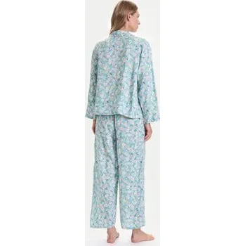 Dámské pyžamo United Colors Of Benetton Pyžamo 4W313P00U Zelená Relaxed Fit M