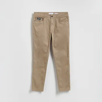 Pánské kalhoty Reserved - Kalhoty slim fit - kávová - 494GC-84X - 494GC-84X-34