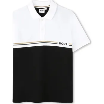 Chlapecké tričko Dětské polo tričko BOSS J52339.114.150 černá 99X, vel. 114