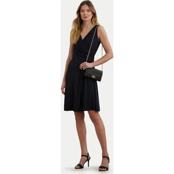 Dámské šaty Lauren Ralph Lauren Koktejlové šaty 250865006002 Tmavomodrá Regular Fit 4