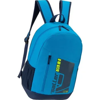 Sportovní batoh Saller SQUAD50 Batoh BARVA: 144 světle modrá-tmavě modrá-neon žlutá Praktický sportovní batoh s chytrou organizací