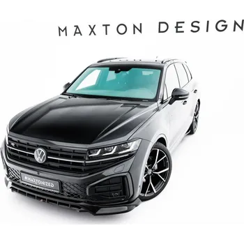 Karosérie Spojler pod nárazník lipa Volkswagen Touareg R-Line Mk3 Facelift černý lesklý plast