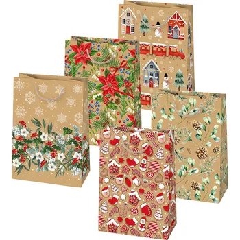 Dárková taška Pol-Mak Papírová taška PM T9 EKO sestava 47 ,balení 10 ks 590069