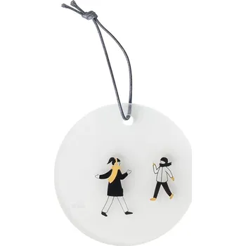 Závěsná dekorace Raeder Snow Day C92297 bílá 00X