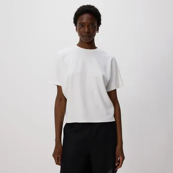 Reserved - Kimono tričko s modalem - bílá - 9955B-00X - 9955B-00X-XL