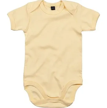 Dětské dupačky Babybugz z organické bavlny 200 g/m Barva: Soft Yellow, Velikost: 12-18 měsíců BZ10