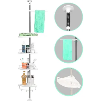 Koupelnový nábytek Teleskopická police do koupelny