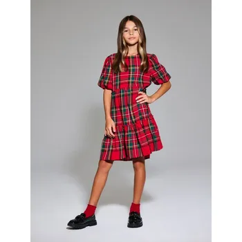 Dívčí oblečení Sinsay - Šaty babydoll - červená - YN038-33X - YN038-33X-140