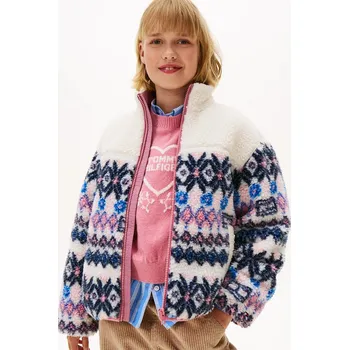 Chlapecká bunda Dětská bunda Tommy Hilfiger KG0KG09037.9BYA béžová 01X, vel. 128