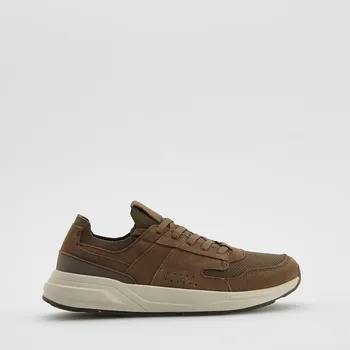 Pánská obuv Reserved - Semišové tenisky - hnědá - 483FF-88X - 483FF-88X-42