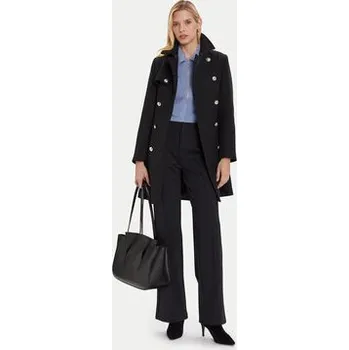 Dámský kabát Morgan Vlněný kabát 242-GEVA Černá Regular Fit 38