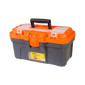 Box na nářadí s kovovými s plastovými zámky 16" 410*230*205 mm MASTERTOOL 79-6026