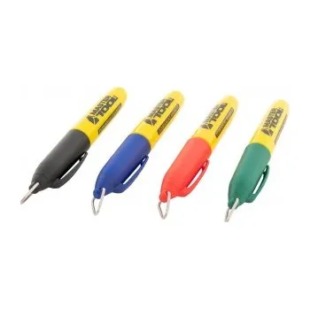 Popisovač permanentní barevný MASTERTOOL 4 ks 14-1822