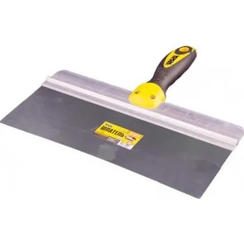 Malířská špachtle Špachtle nerezová s bitem MASTERTOOL AL-PROFI 300*85 mm s dvousložkovou rukojetí TPR 19-5330