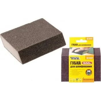 Brusný papír Houbička brusná zkosená MASTERTOOL RHOMBUS P240 110*75*25 mm 08-0524