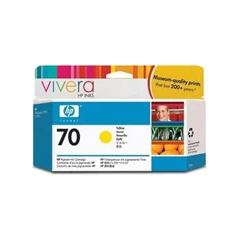 HP Ink Cartridge No. 70/Yellow/130ml
