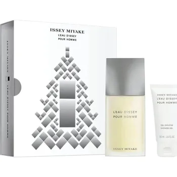 Pánský parfém Issey Miyake L'Eau D'Issey Pour Homme dárková sada pro muže Toaletní voda 75 ml + Sprchový gel 50 ml