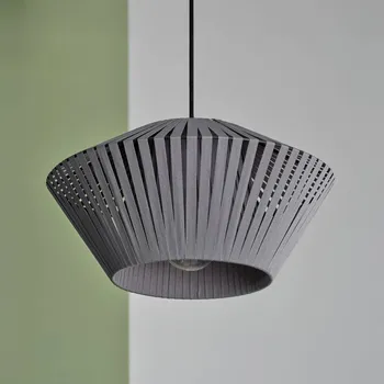 Závěsné světlo OSRAM Decor Pásek Ø 30,5 cm, šedá, textil, E27 tmavě šedá 1 x 10 W LED - Doprava zdarma