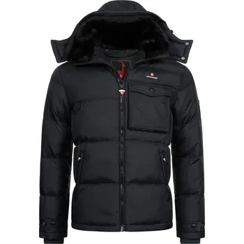 HÖHENHORN Pánská zimní bunda s kapucí HOHENHORN Colanca Barva: Černá, Velikost: M