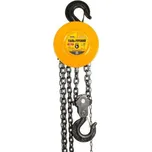 Kladkostroj ruční řetězový MASTERTOOL 5T řetěz 3m 86-9150