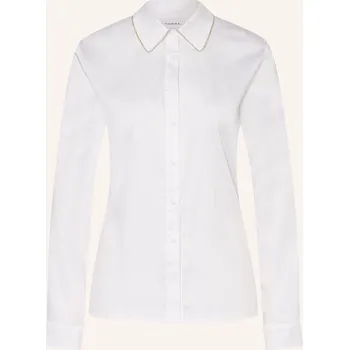 Dámská halenka Comma Dámská Košilová Halenka S Ozdobnými Kamínky, bílá, 46