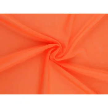 Šifon hladký METRÁŽ - 14 (46) oranžová