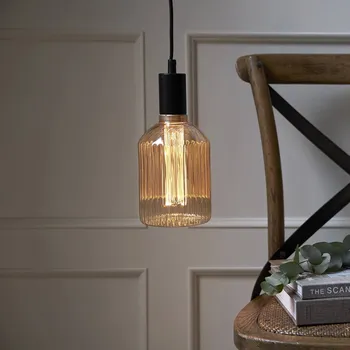 Lampička STAR TRADING LED žárovka NGC Stripe E27 1W 1800K jantar