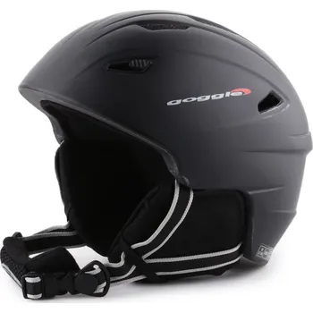 Lyžařská helma s brýlemi Black Matt S300-2 60- 62 cm