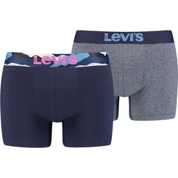 Boxerky Pánské boxerky 2Pack 37149-0591 Blue - Levi's S