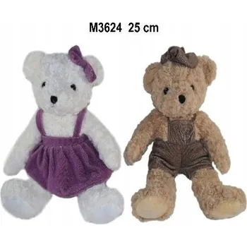 plyšák PLYŠOVÝ medvídek, 25 cm, chlapeček/holčička 2 vzory.