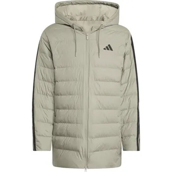 Pánská bunda adidas ESSENTIALS 3-STRIPES LD HD PA M Béžová, Světle zelená, Černá