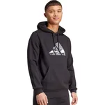 mikina adidas Performance Camo 3B Hoodie - Black M